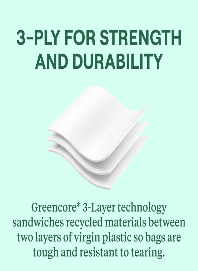Seventh Generation Kitchen Garbage Bags 13 Gallon Pack of 6 Extra Strong Made from Recycled Plastic 20 count - Image 3
