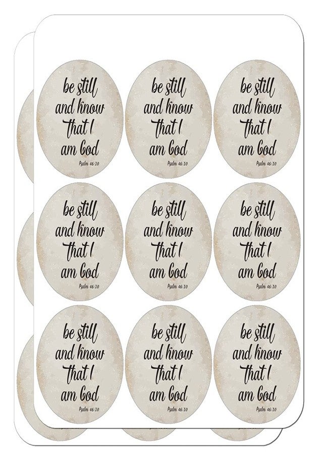GRAPHICS & MORE Be Still and Know That I am God Psalm Inspirational Christian Planner Calendar Scrapbooking Crafting Stickers - Image 1