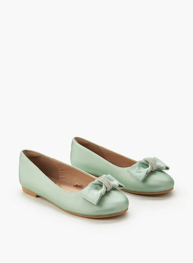 Celeste  Girls Bow Embellished Ballerina Shoes for Women | Best Price UAE