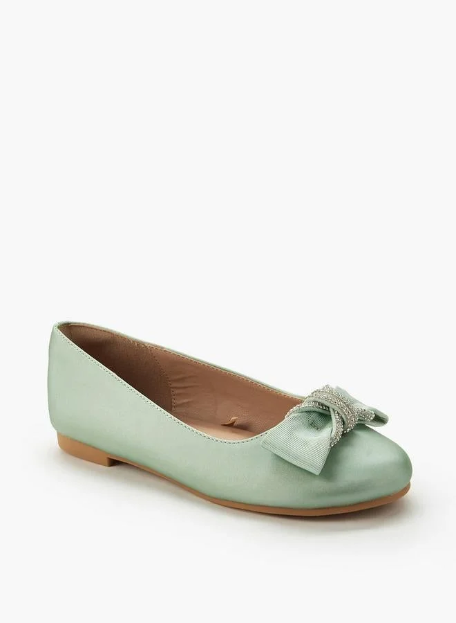 Celeste  Girls Bow Embellished Ballerina Shoes for Women | Best Price UAE