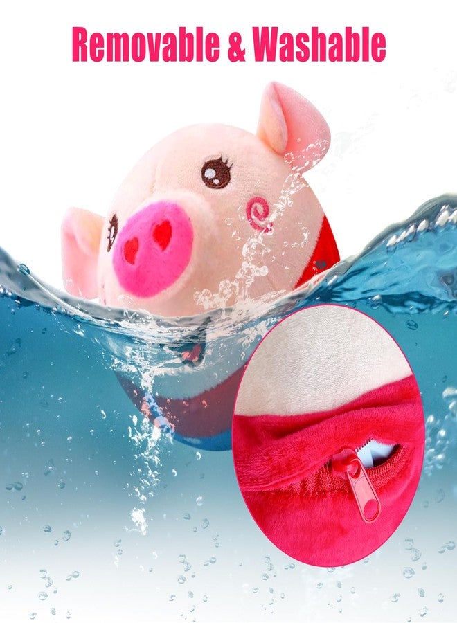LAIAMER Interactive Plush Dogs Toys, Interactive Puppy Toy Bouncing Rolling Dogs Ball Remote Control Dog Toy with Music, Self Moving Pet Toys for Small/Medium/Large Bored Dog to Keep Them Busy(Pig) - Image 5