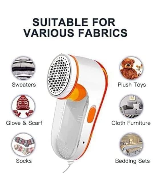 Shatanuvart Export Cordless Fabric Shaver | USB Portable Lint Remover for Clothes, Woolen Garments, Blankets, Sofas, Curtains, and Furniture | Rechargeable Lint Remover | Blades and Cleaning Brush - Image 3