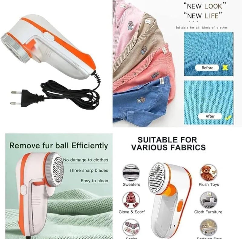 Shatanuvart Export Cordless Fabric Shaver | USB Portable Lint Remover for Clothes, Woolen Garments, Blankets, Sofas, Curtains, and Furniture | Rechargeable Lint Remover | Blades and Cleaning Brush - Image 5