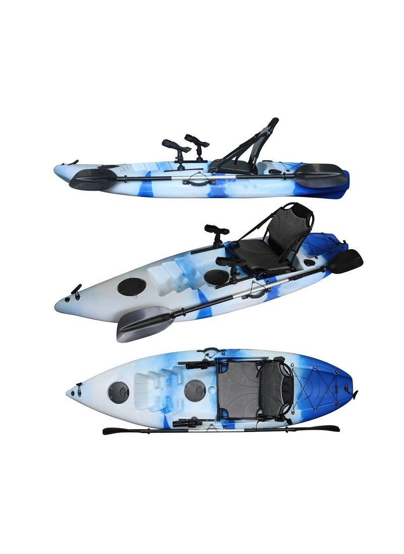 Seven Seas - Seas Nancy 2.7 Meters Single Kayak Apple Green Ocean Blue Black - Image 1