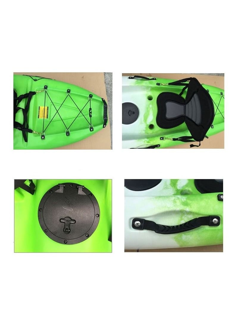 Seven Seas - Seas Nancy 2.7 Meters Single Kayak Apple Green Ocean Blue Black - Image 1