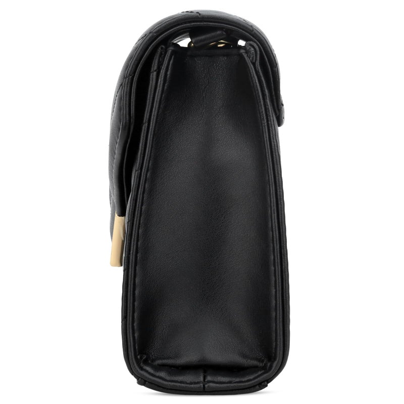 KKXIU Women Formal Vegan Leather Evening Envelope Clutch Purses and Handbags for Party Wedding Prom Bridal (A-Black) - Image 4