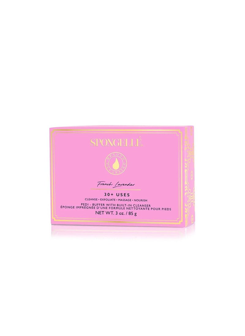 spongelle Pedi Buffer French Lavender 30 Plus Washes 85gm  - Image 1