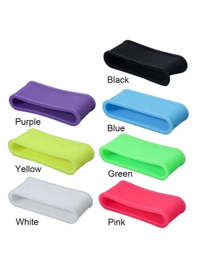 Black 4pcs Non Slip Sweat Absorbent Shock Absorbing Tennis Racquet Grip Handle Wrap - Image 3