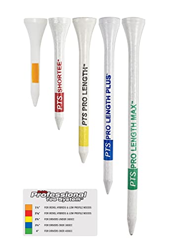 PrideSports PTS Wood Golf Tees | 75 Count, 3-1/4 Inch | #1 Wood Tee on Tour | Best for Drivers & Woods - Image 4