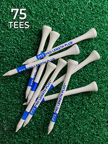 PrideSports PTS Wood Golf Tees | 75 Count, 3-1/4 Inch | #1 Wood Tee on Tour | Best for Drivers & Woods - Image 5