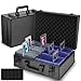 JoyHood Top Loaders Storage Box with Key Lock Holds up to 600 Top loaders or 130 35pt One Touch Trading Card Case Sports Card Storage Box Not for Graded Card - Image 3