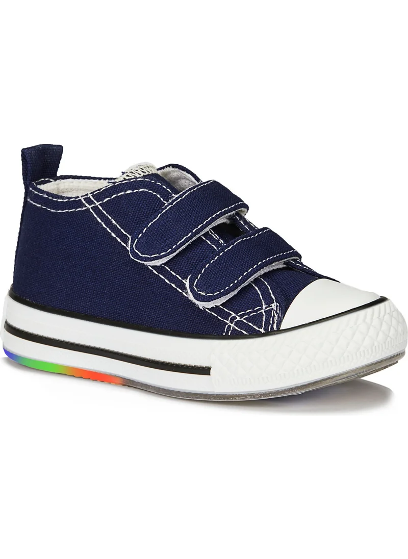 VICCO Pino Lighted Unisex Baby Navy Blue Sneakers