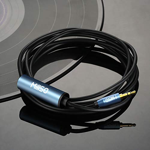 MillSO 1/4 to 3.5mm Headphone Adapter, 6.6 Feet TRS 6.35mm Female to 3.5mm Male 1/8 to 1/4 Stereo Audio Adapter for Guitar Amplifiers, Piano, Home Theater Devices, Phone, Laptop, Headphones - 6.6 Ft - Image 3
