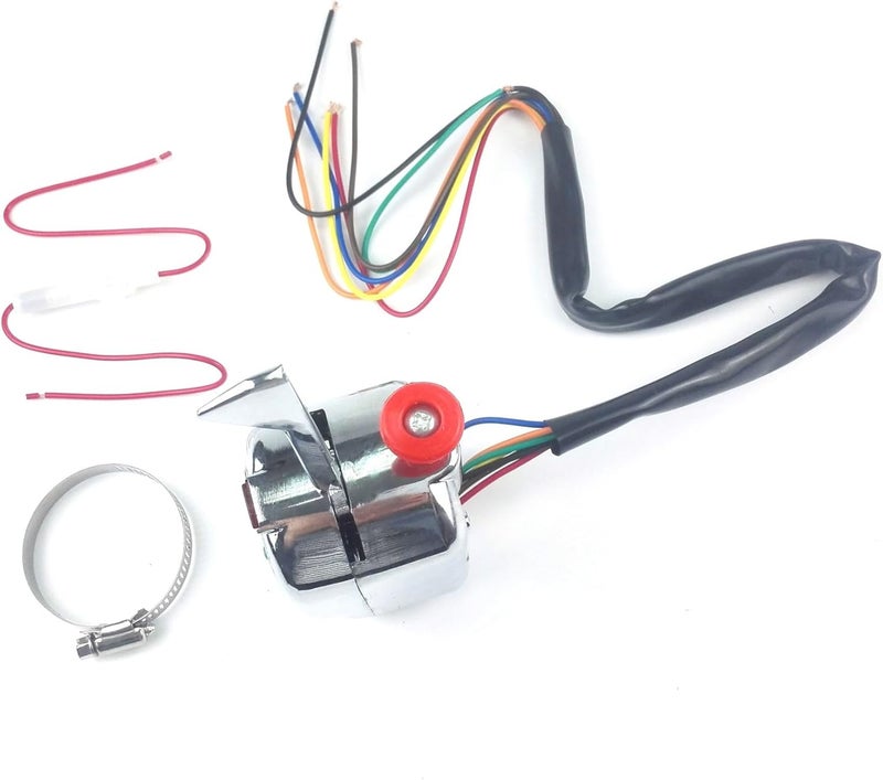 Wivplex Hot Rod Chrome Universal Turn Signal Switch 12V HL-101 - Image 3