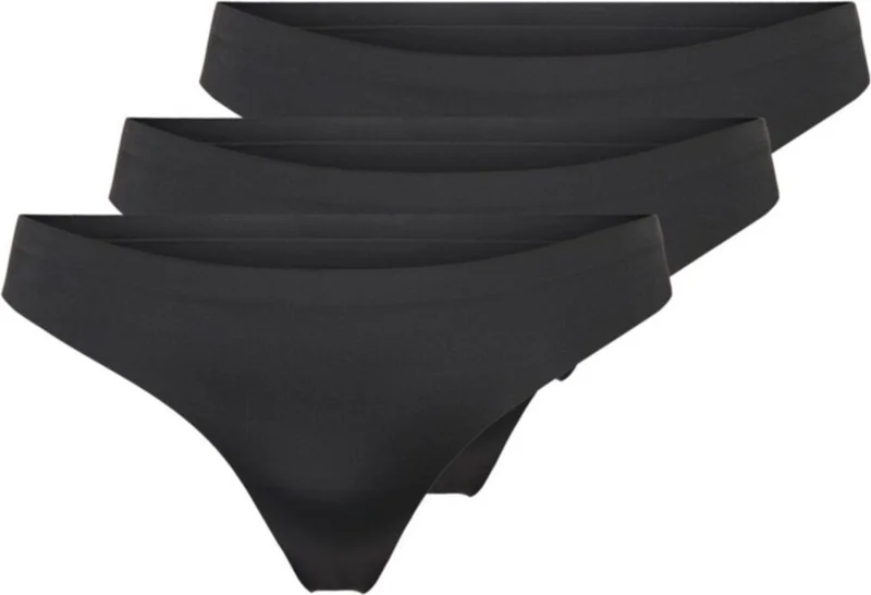 اونلي Women's 3 Piece Seamless Underwear String - 15211630