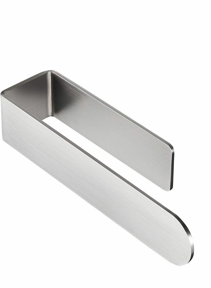 Hand Towel Holder/Hand Ring - Self Adhesive Bathroom Bar Stick on Wall, 304 Stainless Steel Brushed (Short)  - Image 1