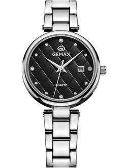 GEMAX 52197-CP-DB, Quartz Watches for women metal Strap  - Image 1