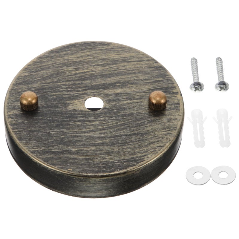Retro Metal Ceiling Light Fixture Pendant Base Plate For Versatile Home Decoration - Image 2