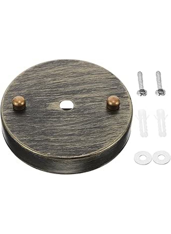 Retro Metal Ceiling Light Fixture Pendant Base Plate For Versatile Home Decoration - Image 1