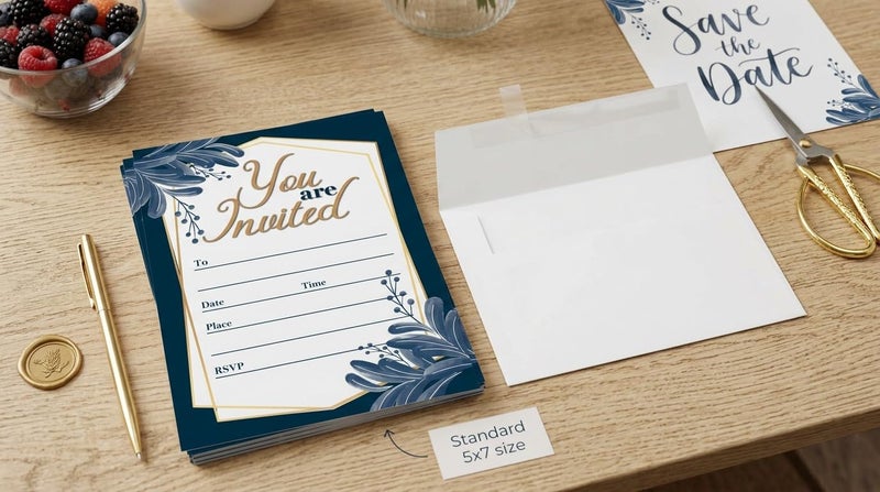 Stonehouse Collection | You Are Invited Formal Fill-in Party Invitations With Envelopes | 25 Invites & Envelopes | Wedding, Baby Shower, Rehearsal Dinner, Birthday Party (Formal Your Invited) - Image 2