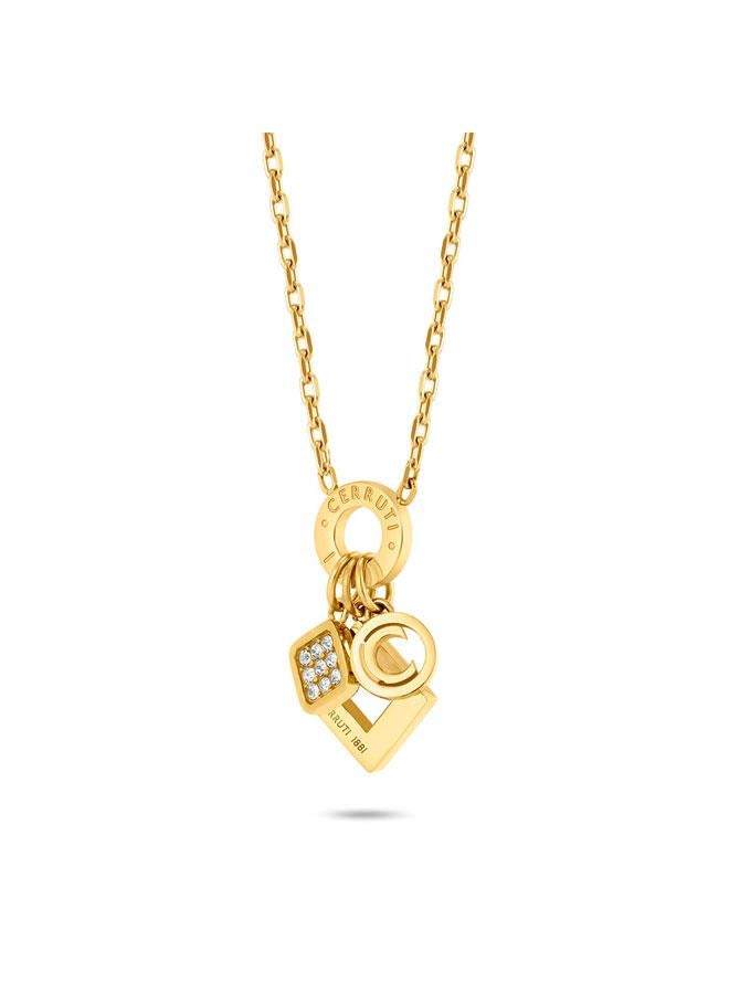 CERRUTI 1881 Nadia Gold Plated Stainless Steel Necklace for Women 450mm - Image 2