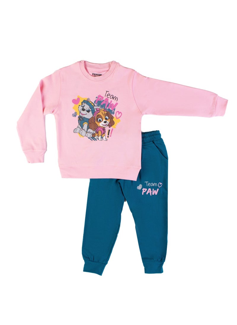 Zercon Autumn Pajama Set for Girls  - Image 1