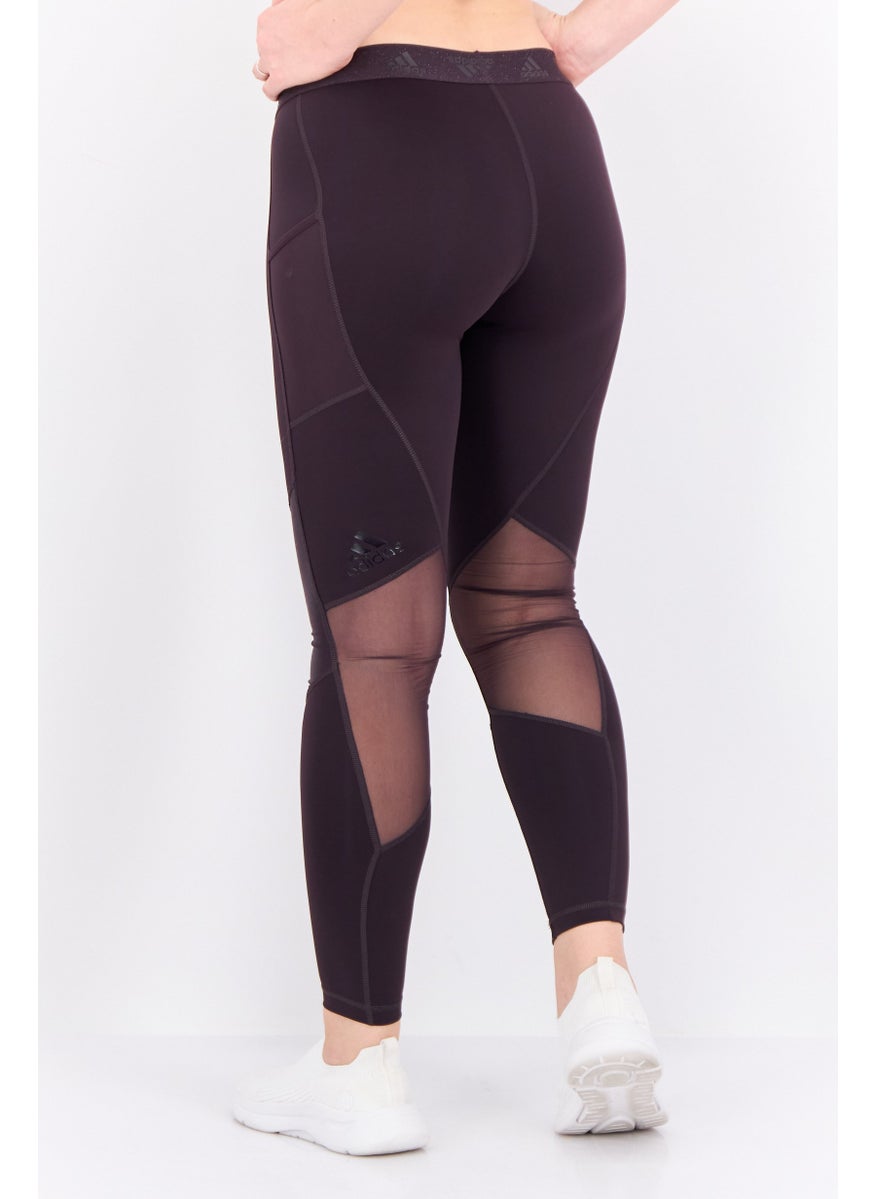 Adidas - Women Sportswear Fit Training Leggings, Dark Purple - Image 1