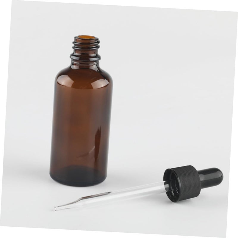 12pcs Amber Dropper Bottles For Essential Oil Travel Spray Brown Color 5.8x2.5cm - Image 5