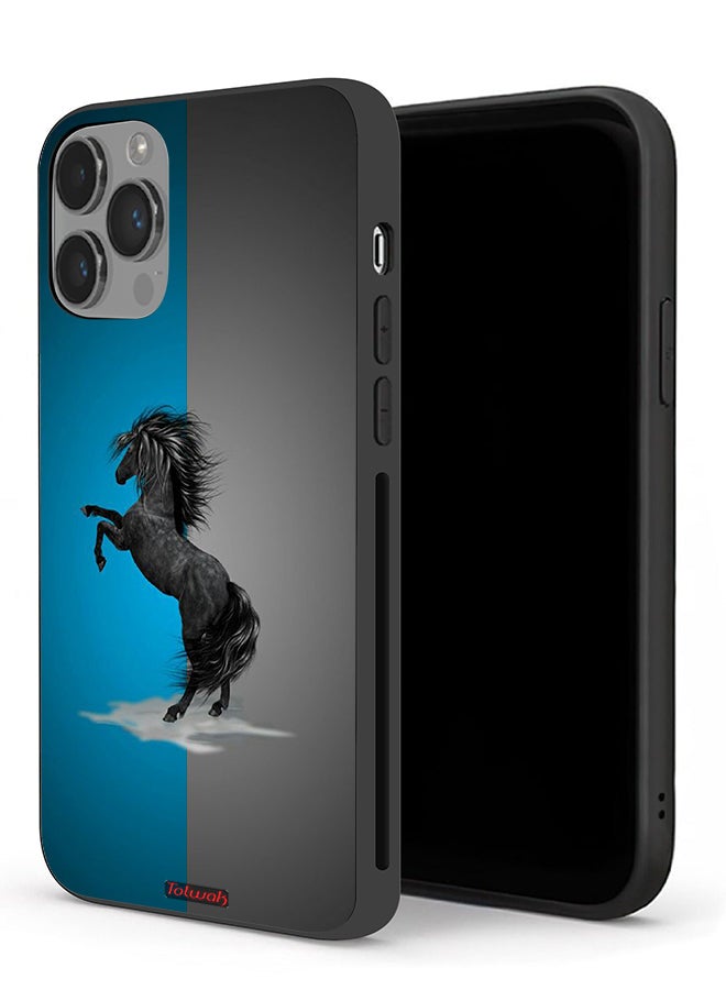 Tolwak Apple iPhone 14 Pro Protective Case Horse Art - Image 1