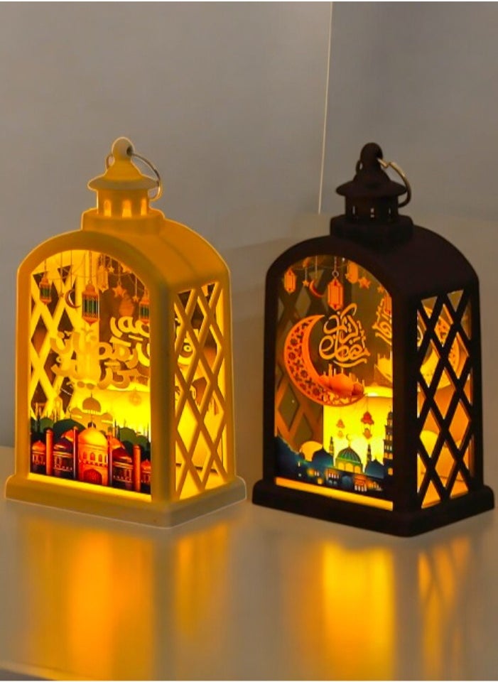 2pcs Luminous Ramadan Lantern Black & White - pzsku/Z32254948F9DC9D8C7824Z/45/_/1740409382/b86e67fb-1e91-4fb6-96b1-fd5cac202b0b