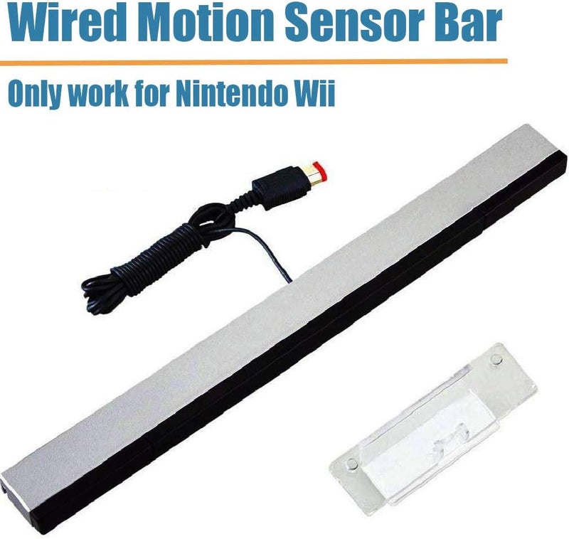 SSIOIZZ 4 in 1 Wii Replacement Cables Set - AC Power Adapter, Wii to HDMI Converter, Wired Motion Sensor Bar and Composite AV Cable - Image 2