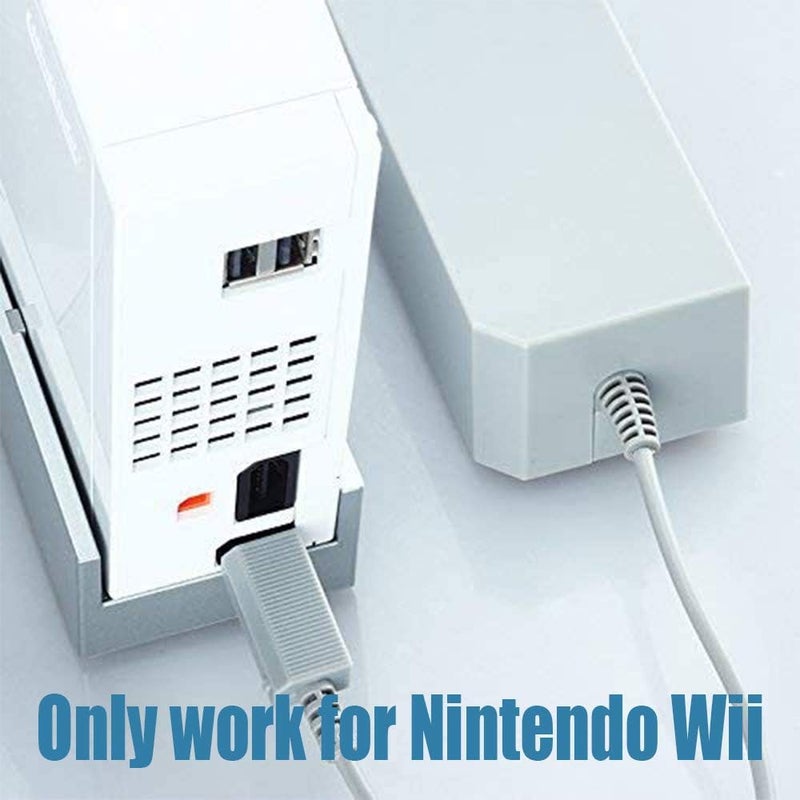 SSIOIZZ 4 in 1 Wii Replacement Cables Set - AC Power Adapter, Wii to HDMI Converter, Wired Motion Sensor Bar and Composite AV Cable - Image 5