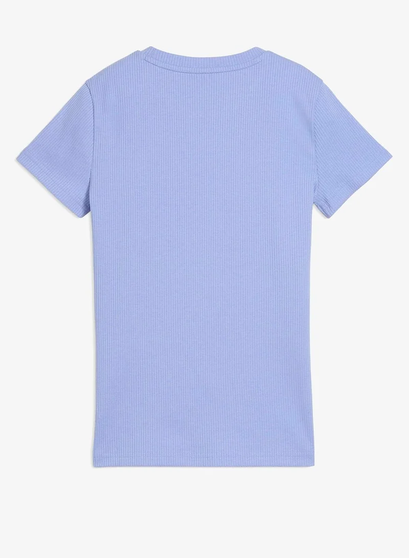 بوما تيشيرت بقصة ضيقة بضلوع مرتفعة للشباب