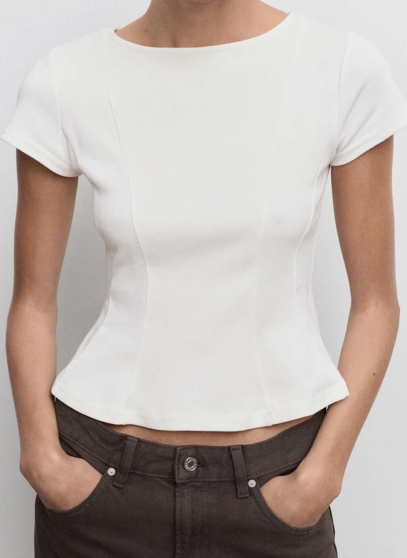 مانجو A-line cotton tee