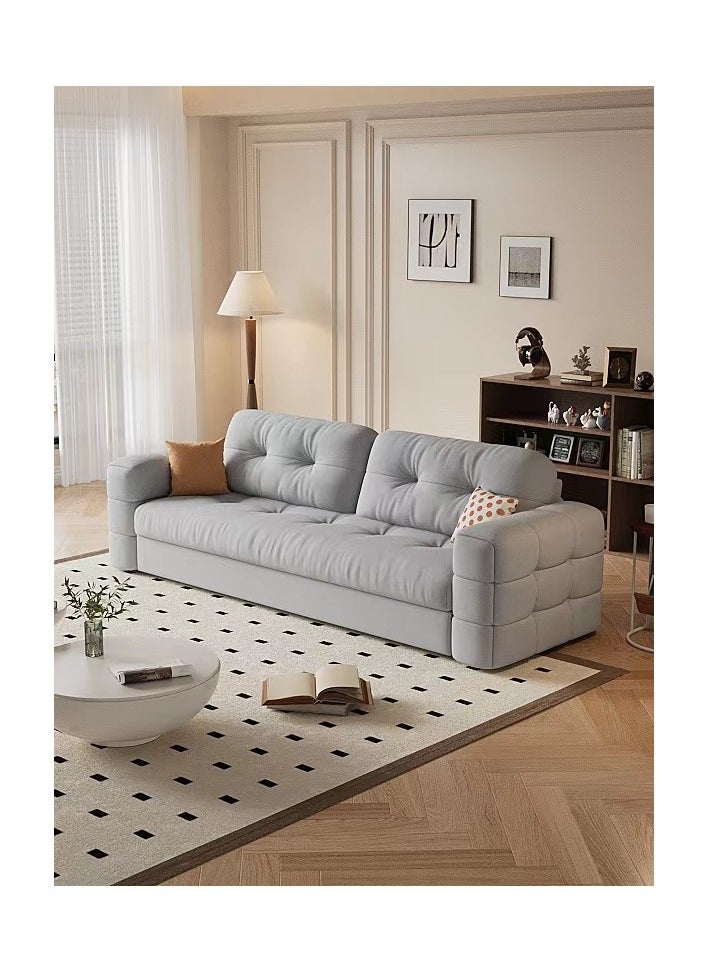 Organized Home High-end technology flannel sofa bed dual-purpose foldable small apartment living room multifunctional 2024 new  - Image 1