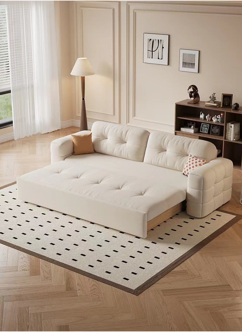 Organized Home High-end technology flannel sofa bed dual-purpose foldable small apartment living room multifunctional 2024 new  - Image 2