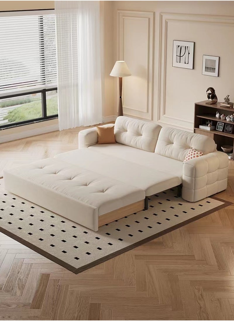 Organized Home High-end technology flannel sofa bed dual-purpose foldable small apartment living room multifunctional 2024 new  - Image 3