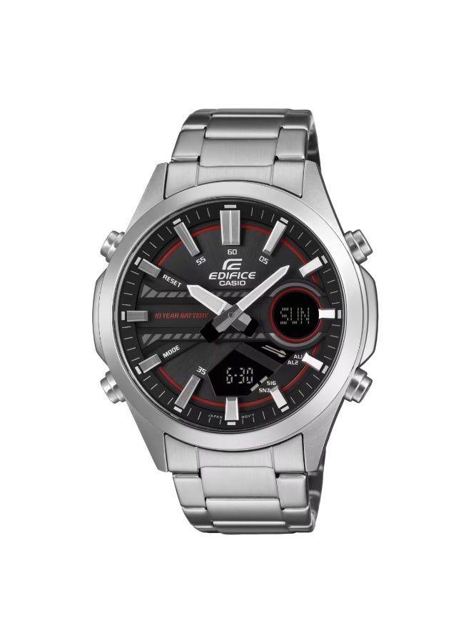 Casio Edifice EFV-C120D-1A4DF hybrid watch with metal bezel Mens - Image 1