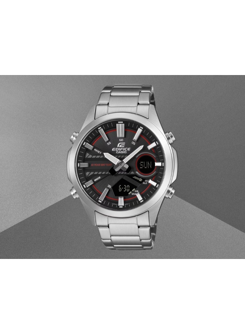 Casio Edifice EFV-C120D-1A4DF hybrid watch with metal bezel Mens - Image 2