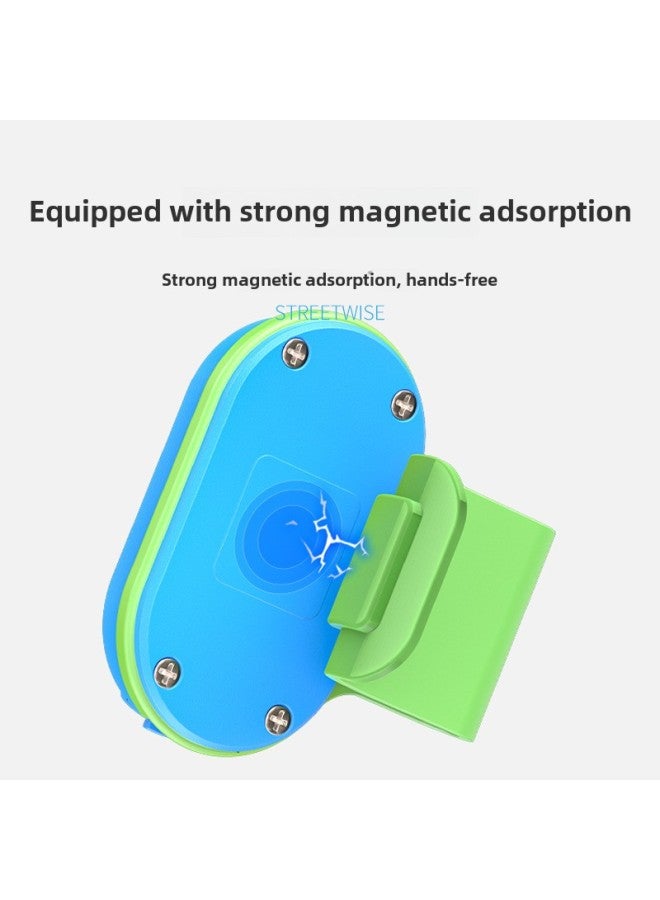 Multi-functional Mini Hook Fishing Light Floodlight Magnetic Fishing Rod Light With Induction Night Fishing Protection Light Red And Blue Warning Light-Color:Tip-152a Mini Multifunctional Fishing Light-magnetic Suction Type 【blue; Built-in Battery 300mah】 - Image 5