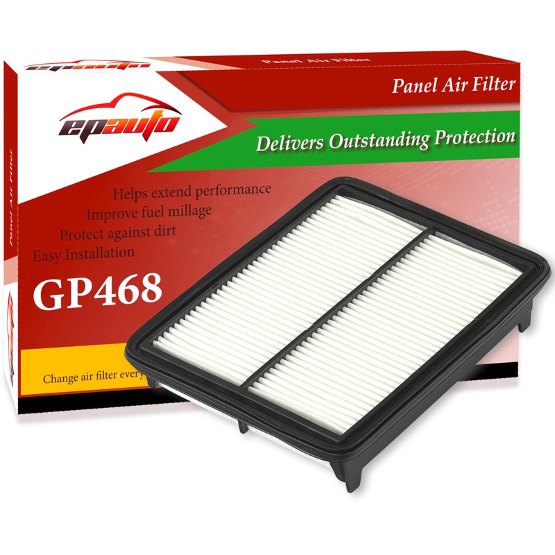 EPAuto GP468 CA10468 Engine Air Filter Replacement for Honda Accord V6 Crosstour 20102015 Acura TL TSX V6  Fits Select V6 Models 20082015  Rigid Panel Filter for Clean Airflow