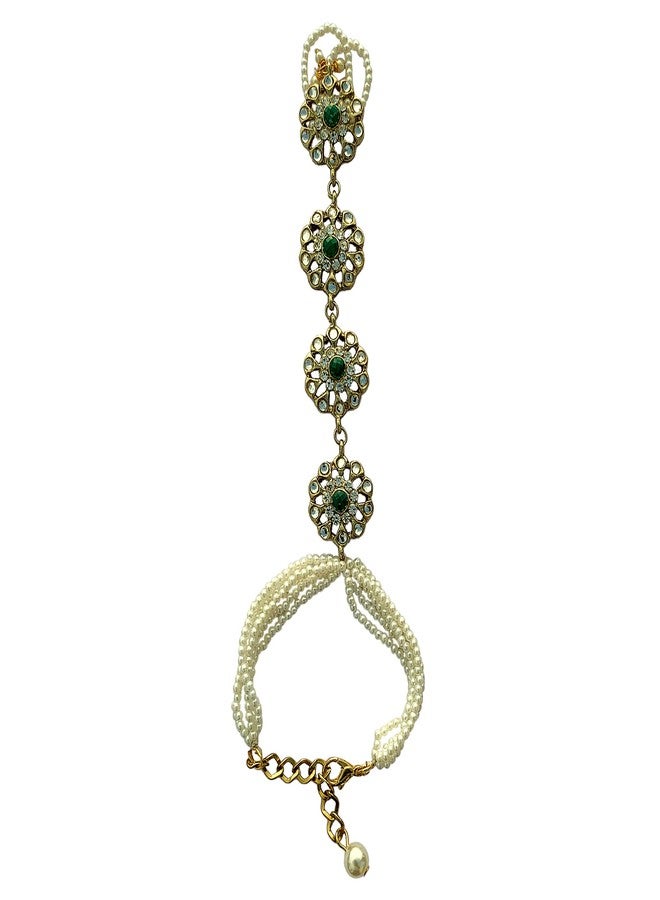 FURE Traditional Hathful Lumba & Rakhi Set (Green) - Image 3