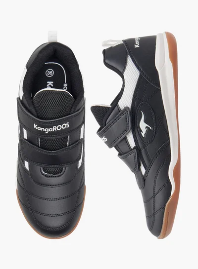 kangaROOS Girls' Panelled Sneakers with Hook and Loop Closure