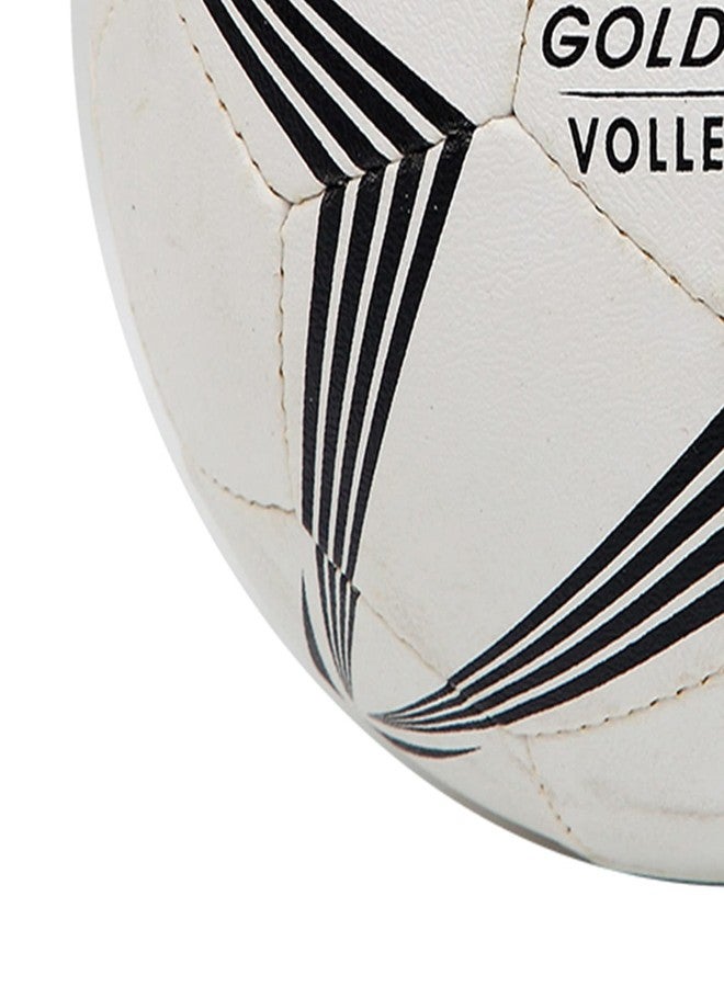 Vicky Gold Star Volley Ball White & Black - Image 4