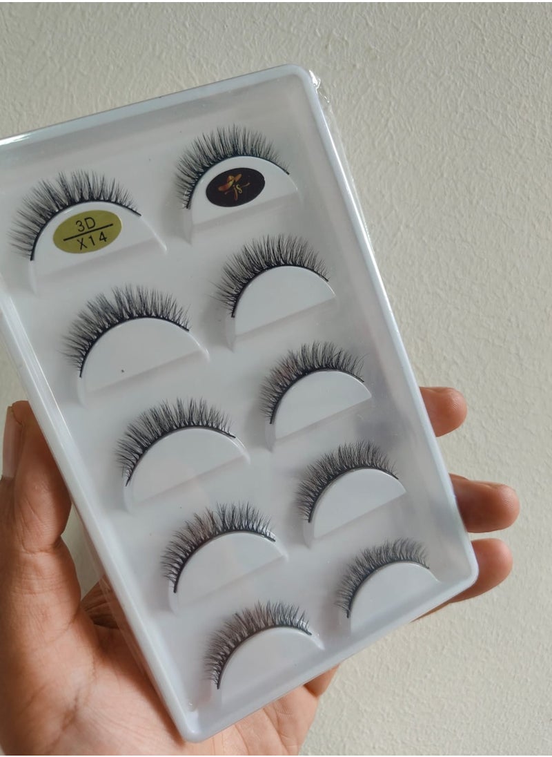 J.S.W 5 Pairs Of Eyelashes Of False Eyelashes 14x 3D- J.s - pzsku/Z3225BA8100FD95853930Z/45/_/1726745188/9aaa6b7b-20cc-4733-b7b0-35b2ed2bcea3