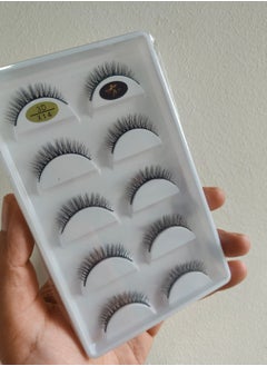 Generic J.S.W 5 Pairs Of Eyelashes Of False Eyelashes 14x 3D- J.s 