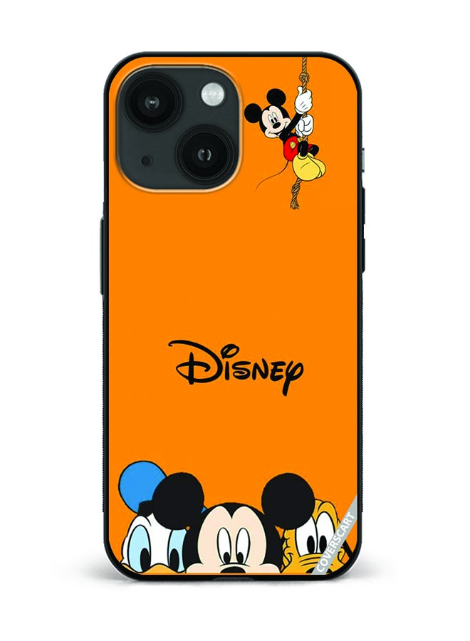 Protective Case Cover For Apple iPhone 13 Disney Design Yellow