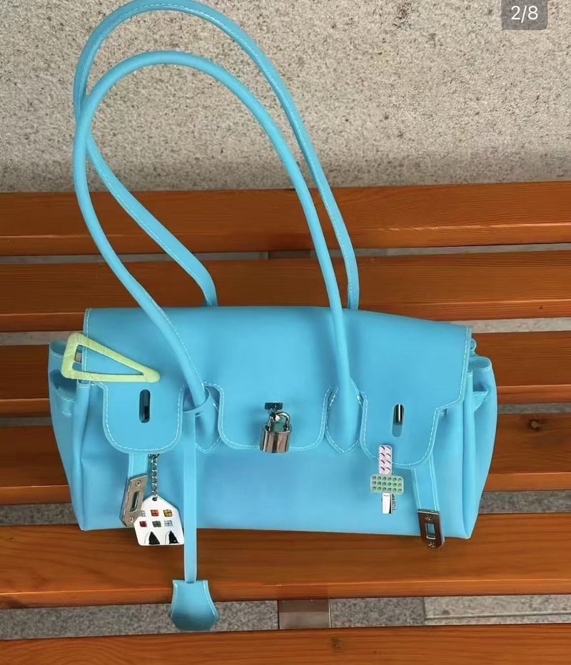 Korean Horizontal Style Jelly Tote Bag - Image 1