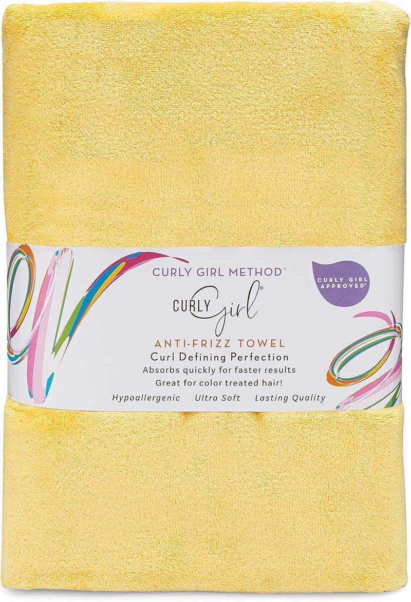 Curly Girl Towel for Women with Curls, Anti-Frizz, Absorbent, Fast Drying, Curly Hair, Microfiber Hair Drying Towel for Curls