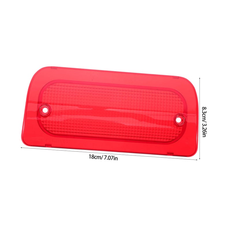 Red Durable Third Brake Light Lens Easy Install Replacement - Image 3